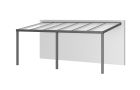 Aluminium aanbouwveranda Velvetline 600 x 250 cm - Polycarbonaat dak