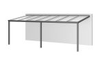 Aluminium aanbouwveranda Velvetline 700 x 300 cm - Polycarbonaat dak