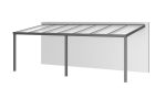 Aluminium aanbouwveranda Velvetline 700 x 350 cm - Polycarbonaat dak