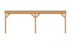 Aanbouwveranda plat front 700