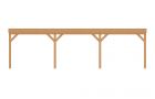 Aanbouwveranda plat front 900