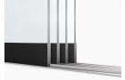 Glasschuifsysteem Comfort 4050x2000/2350 mm - Helder glas - 4-spoor