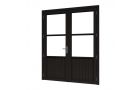 Steellook deur dubbel 2x 880x2274mm + kozijn 1894x2345mm (incl. glas)