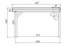 Buitenverblijf Sublime Plat dak - 300 x 400 cm