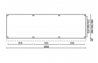 Buitenverblijf Sublime Plat dak - 1000 x 350 cm