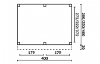 Buitenverblijf Sublime Plat dak - 400 x 300 cm