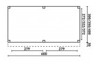 Buitenverblijf Sublime Plat dak - 600 x 350 cm