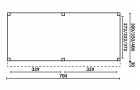 Buitenverblijf Sublime Plat dak - 700 x 400 cm