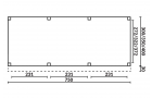 Buitenverblijf Sublime Plat dak - 750 x 350 cm