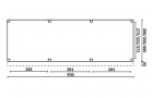 Buitenverblijf Sublime Plat dak - 900 x 400 cm