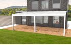 Aluminium aanbouwveranda Velvetline 700 x 350 cm - Polycarbonaat dak