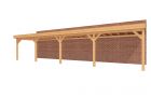 Aanbouwveranda Sublime plat dak - 1200 x 300 cm