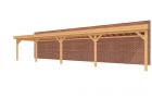 Aanbouwveranda Sublime plat dak - 1250 x 300 cm