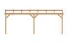 Y100130 - Aanbouwveranda schuin front 700 x 300