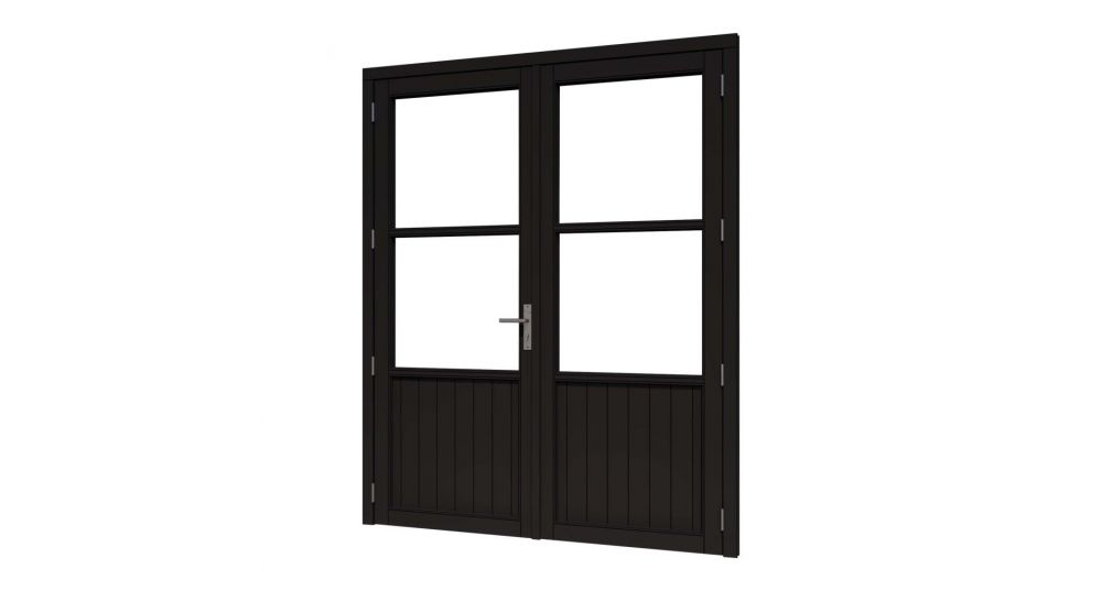 Steellook deur dubbel 2x 880x2274mm + kozijn 1894x2345mm (incl. glas)
