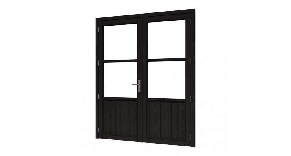 Steellook paneeldeur dubbel 2x 880x2274mm + kozijn 1894x2345mm (incl. glas)