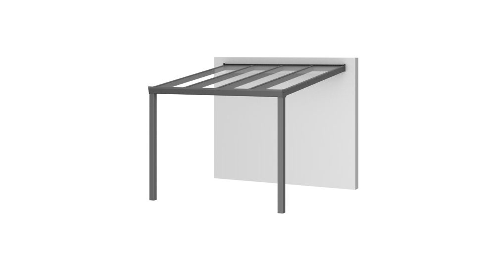 Aluminium aanbouwveranda Velvetline 300 x 350 cm - Polycarbonaat dak