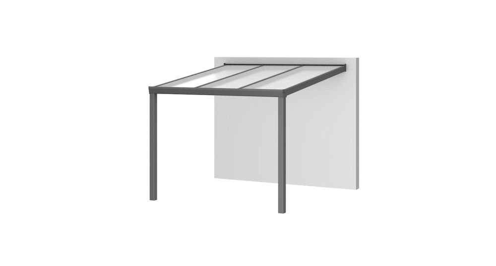 Aluminium aanbouwveranda Velvetline 300 x 250 cm - Polycarbonaat dak