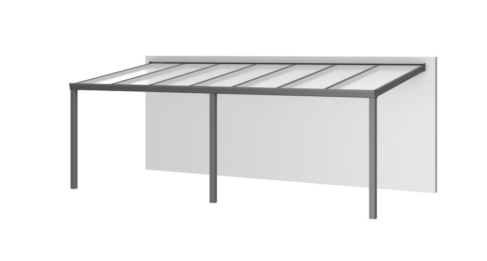 Aluminium aanbouwveranda Velvetline 700 x 400 cm - Polycarbonaat dak