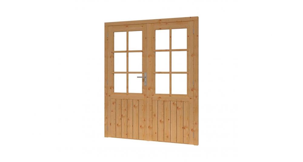 Douglas paneeldeur dubbel 2x 830x1930mm + kozijn 1796x2001mm bw 780mm