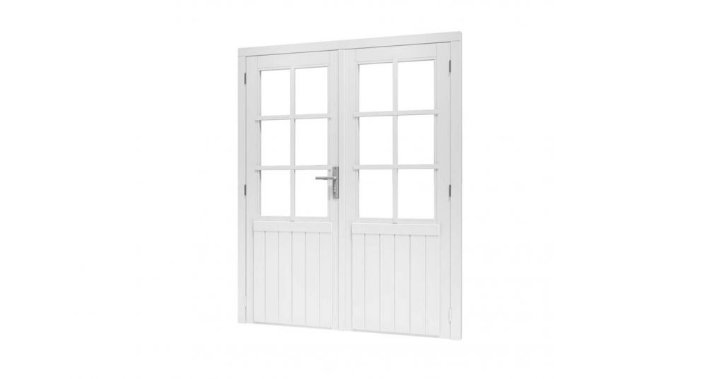 Douglas paneeldeur dubbel  2 x830x1930mm + kozijn 1796x2001mm bw 780mm