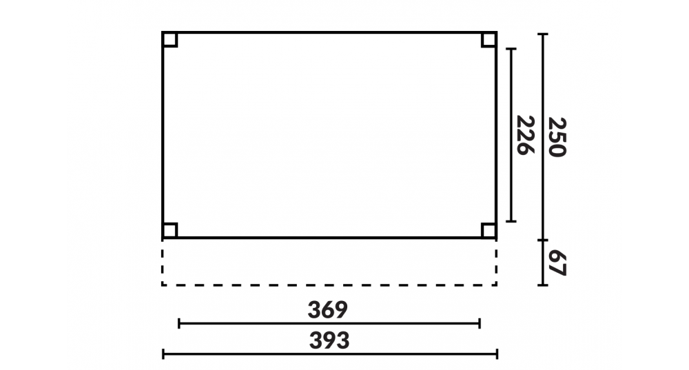 Grandiose Kapschuur - 400 x 250 cm