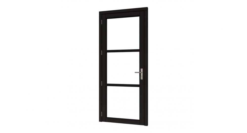 Steellook deur enkel (LD) 880x2274mm + kozijn 1012x2345mm (incl. glas)