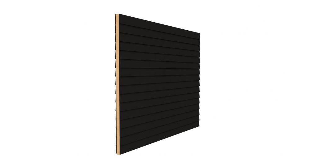 Wandmodule Grandiose kapschuur - zijwand + staander - 100x217cm - zwart rabat - dubbelzijdig